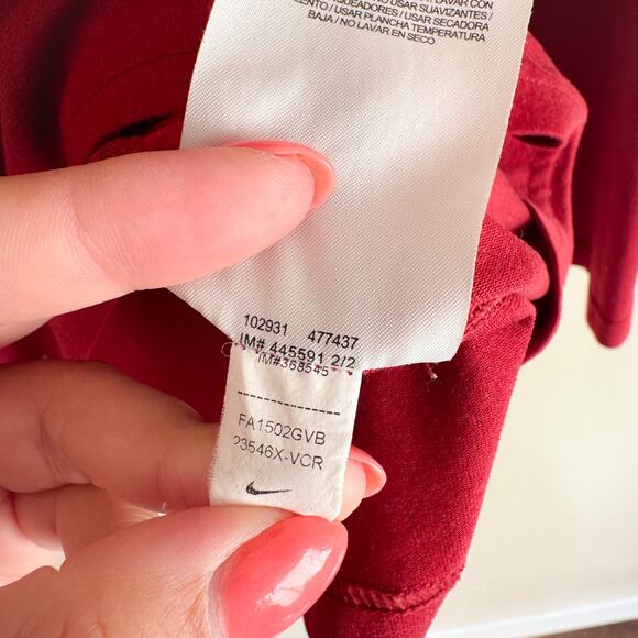 Nike Iowa State Cyclones Red + Gold Dri-Fit Long Sleeve Tee - Medium - Picture 5 of 7